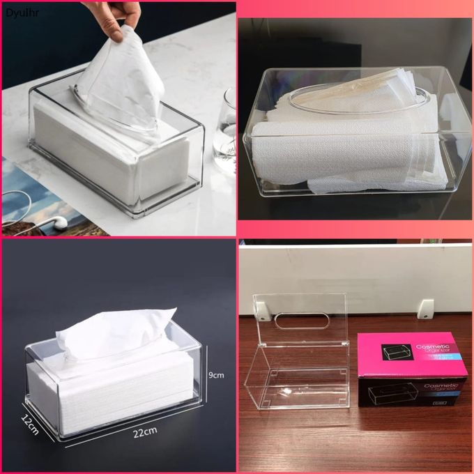 Luxury Durable Transparent Clear Acrylic Serviette/Napkins Holder