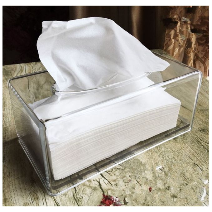 Luxury Durable Transparent Clear Acrylic Serviette/Napkins Holder
