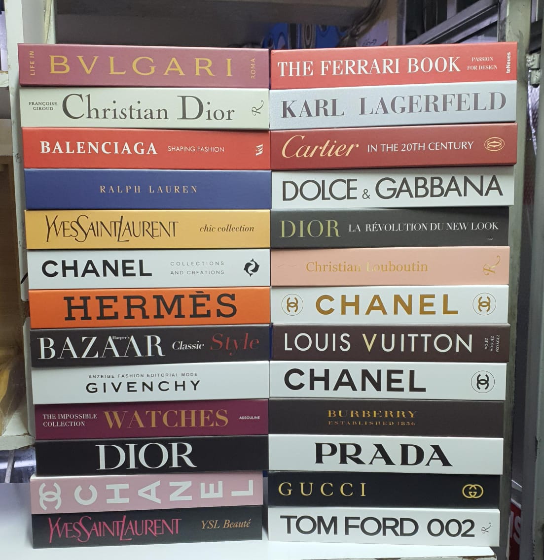 5pcs Luxury Dummy / Decorative books for coffee tables, bookshelves and interior design styling