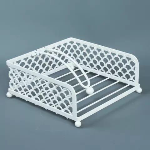 Serviette/Napkin Holder ▪Available in white and brown