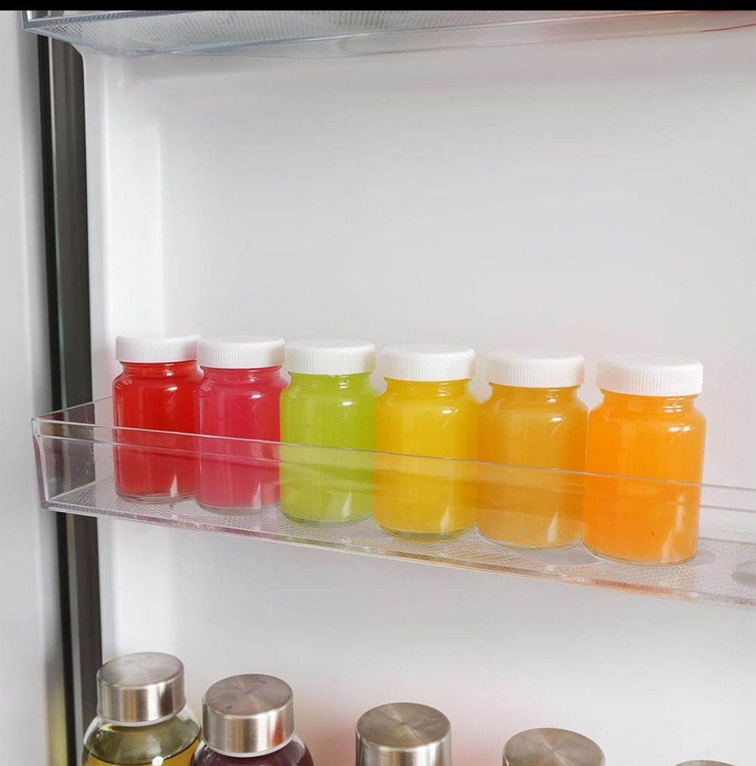 Set of 5 Gingershots Glass Bottles set of 5 ▫Material: Glass with Black Plastic Lid ▫Reusable ▫Capacity: 60ml