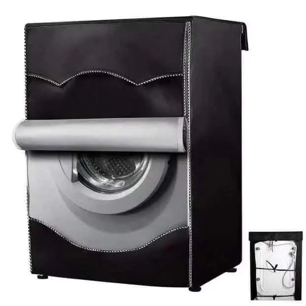 Front load washing machine cover . Size: 60*65*85cm Black. With a zipper
