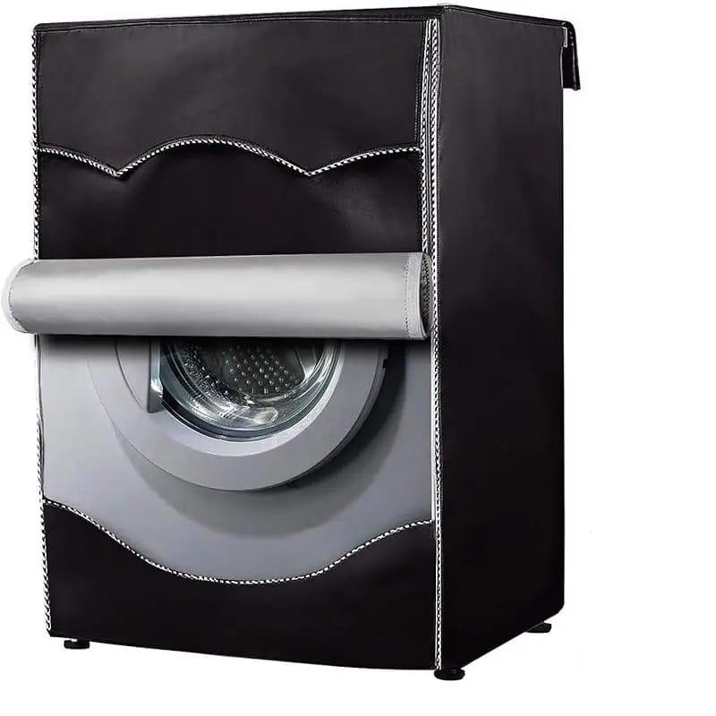 Front load washing machine cover . Size: 60*65*85cm Black. With a zipper