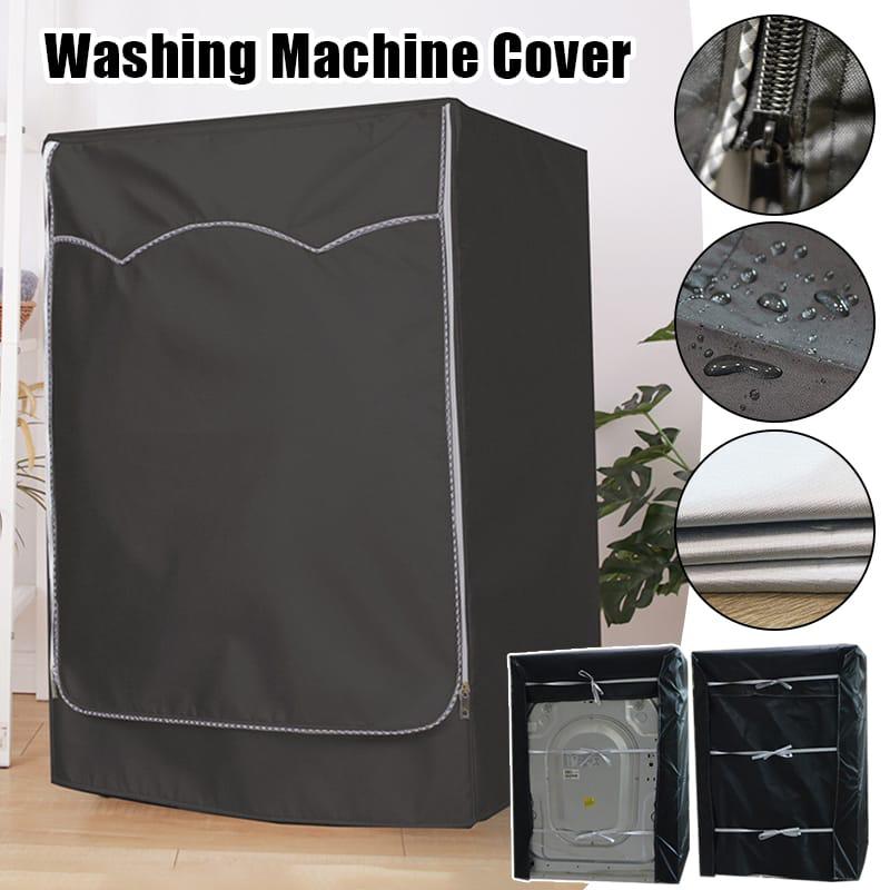 Front load washing machine cover . Size: 60*65*85cm Black. With a zipper