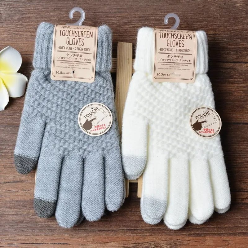 Fashion Touchscreen Gloves Winter Woolen unisex Hand mittens winter Cold with thermal Acrylic knitted wool Winter Gloves
