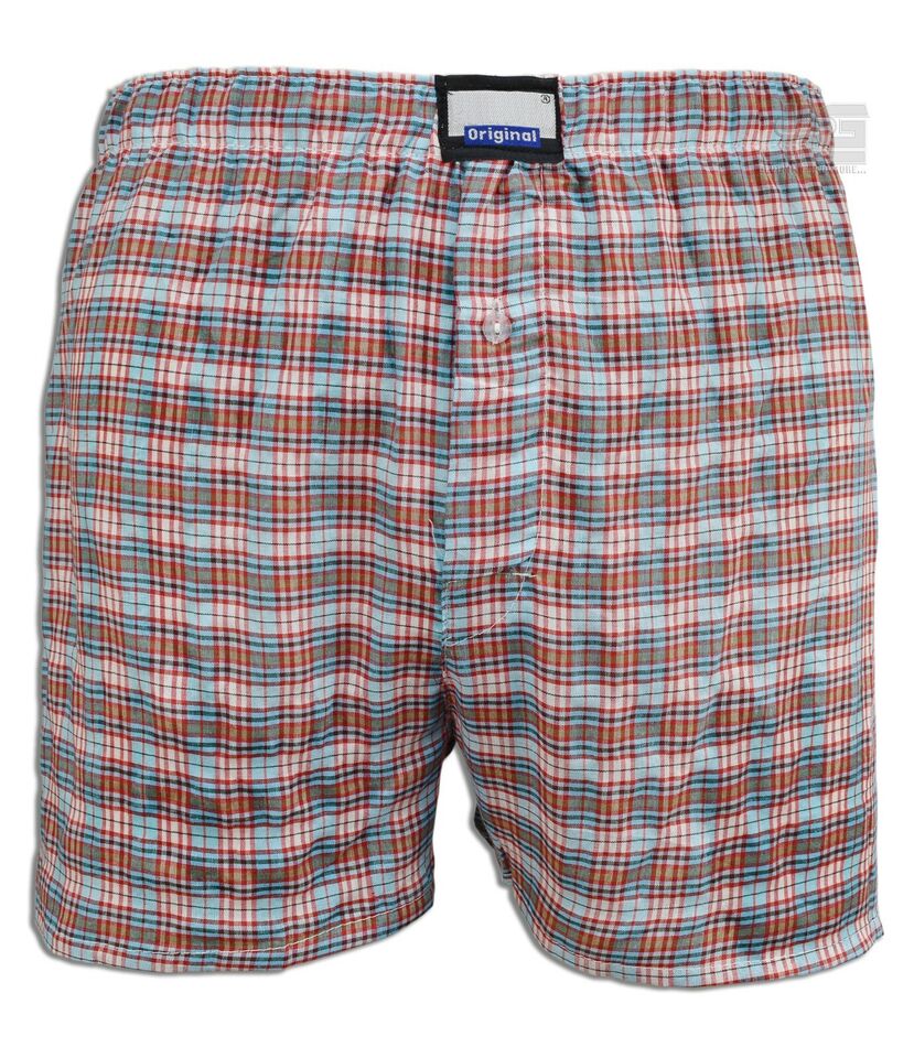 Checked Cotton Boxer Shorts for Men-100% Cotton. Sizes: M,L,XL,XXL