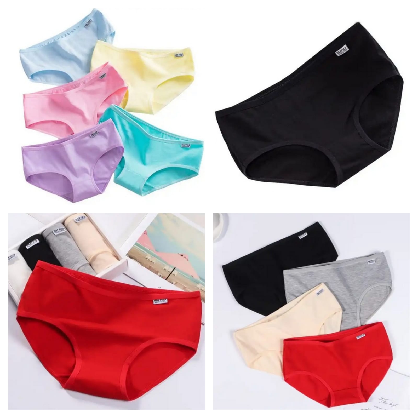 6 Pcs Women's Cotton Underwear. Ladies' panties. Sizes L, XL, XXL. High quality. Cotton panties for women.