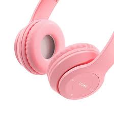 P47 Original 5.0 Wireless Bluetooth Headphone (Foldable). Available Colors: White, Black, Gray & Pink.