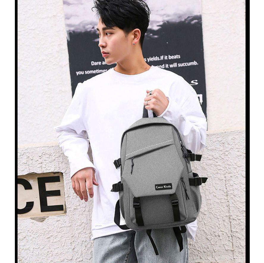 2in1 Shoulder bag+chest bag Student backpack Laptop Bag Travel bag and  phone bag
