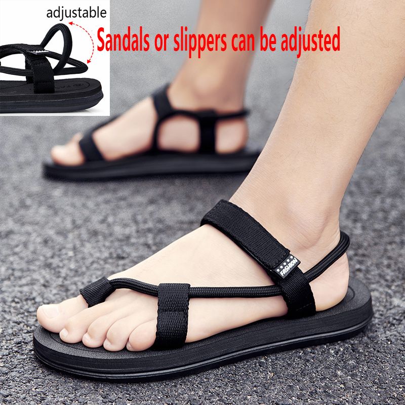 Men's Sandals Slippers Durable Fashion Beach Shoes driving shoes Comfortable sneakers【kindly buy1size bigger than usual】