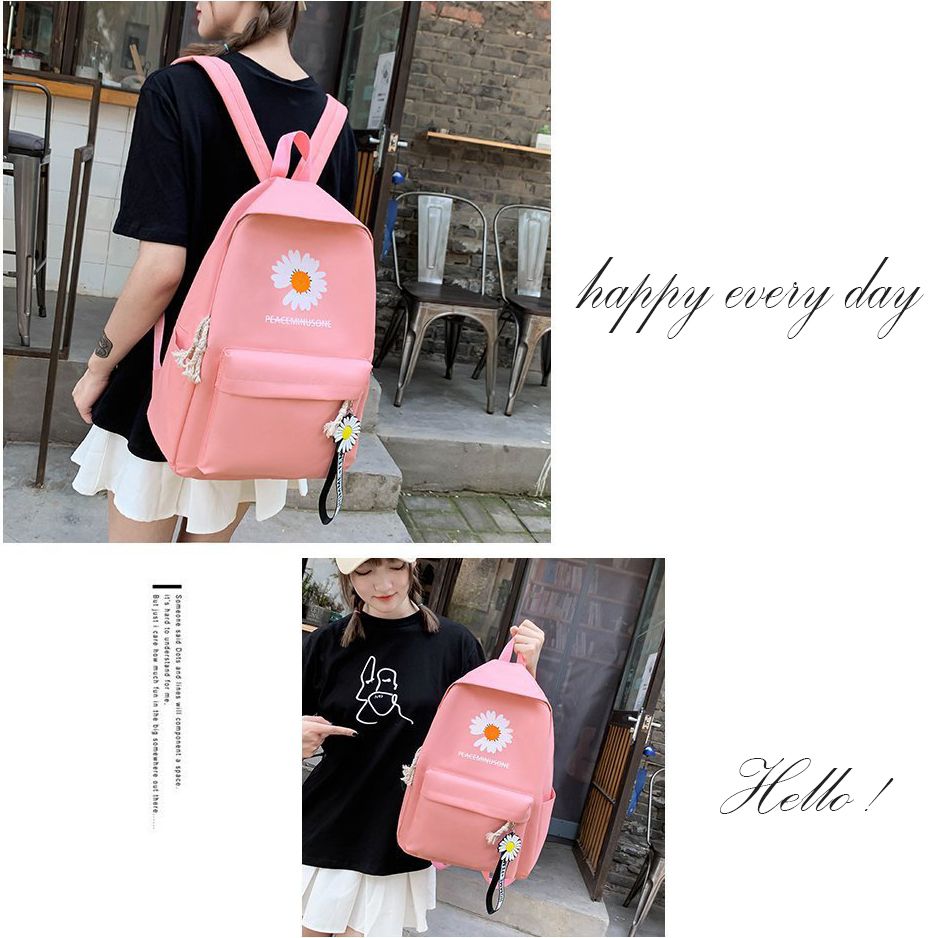 4Pcs/set School Bag New Arrival Buckles Backpacks (backpack size:30*39*12cm)Bookbags Laptop bag Travelling bag Unisex Backpack+Shoulder bag+handbag+ pencil case