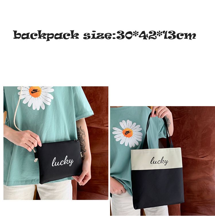 4Pcs/set School Bag New Arrival Buckles Backpacks (backpack size:30*42*13cm)Bookbags Laptop bag Travelling bag Unisex Backpack+Shoulder bag+handbag+ pencil case