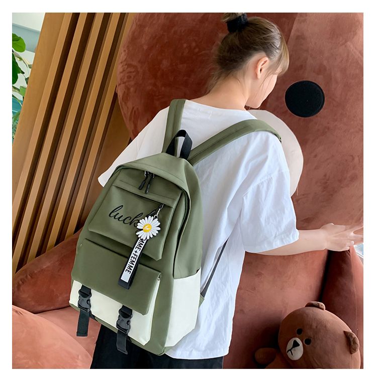 4Pcs/set School Bag New Arrival Buckles Backpacks (backpack size:30*42*13cm)Bookbags Laptop bag Travelling bag Unisex Backpack+Shoulder bag+handbag+ pencil case