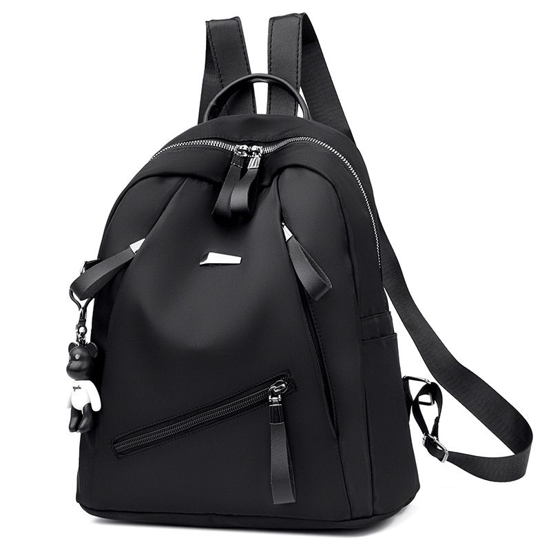 【with toy bear!】New arrivals small-sized portable bag fashionable backpack student trendy backpack outdoor travel handbag