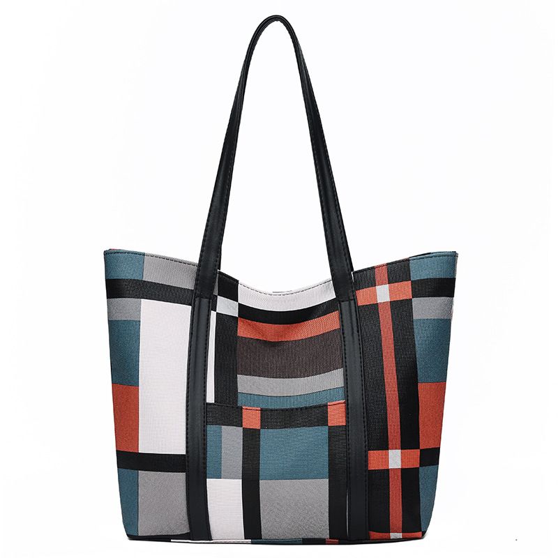NEW ARRIVAL Grid splicing Tote Bags Women's Bags handbags should bags