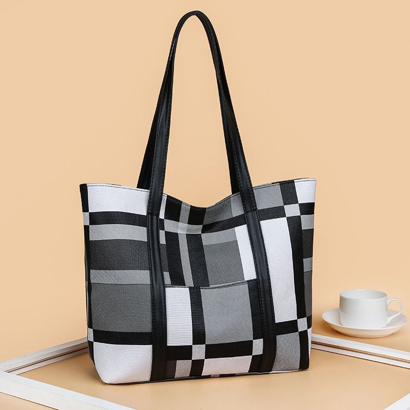 NEW ARRIVAL Grid splicing Tote Bags Women's Bags handbags should bags