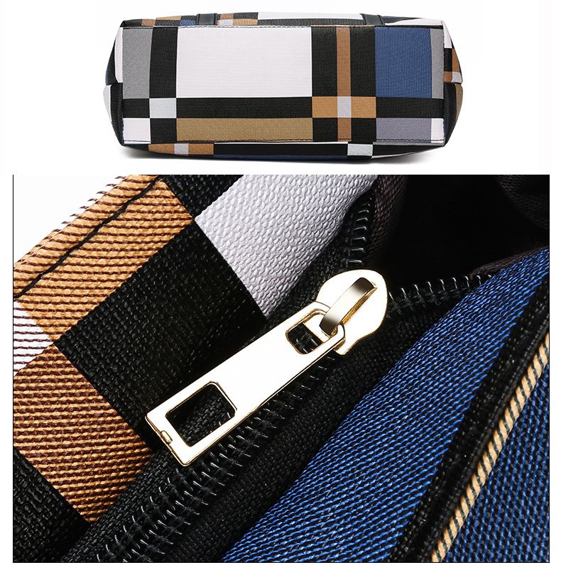 NEW ARRIVAL Grid splicing Tote Bags Women's Bags handbags should bags