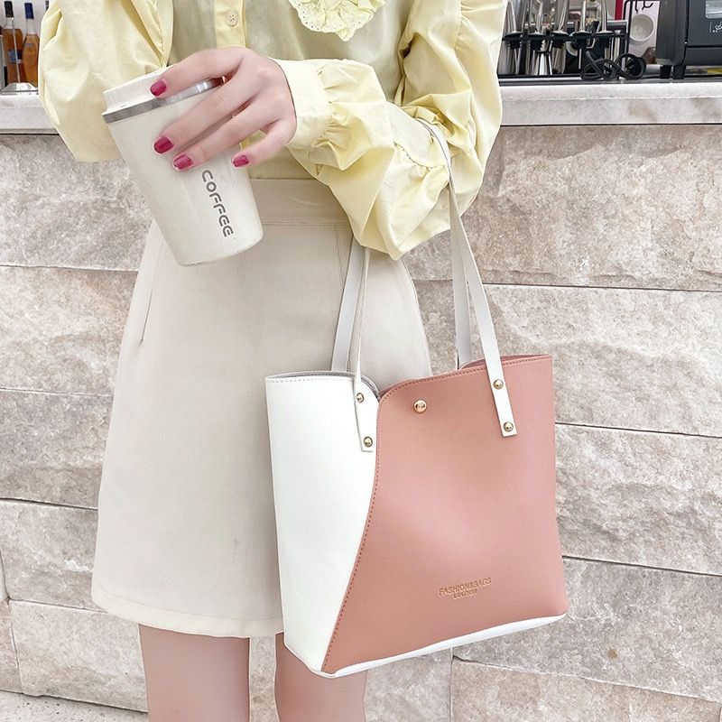 New arrival Handbags Large Cute Ladies Bags Fashion Single Shoulder Bags Splicing Tote Women's Bags