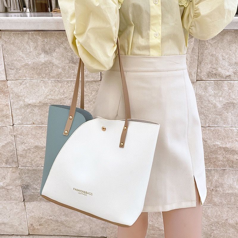 New arrival Handbags Large Cute Ladies Bags Fashion Single Shoulder Bags Splicing Tote Women's Bags