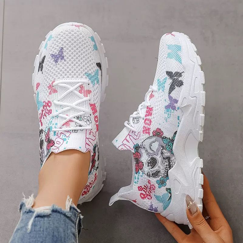 New Arrivals Women's Casual Sports Shoes Girl's Shoes Fashion Breathable Soft Soled Shoes Ladies' Athletic Running Shoes