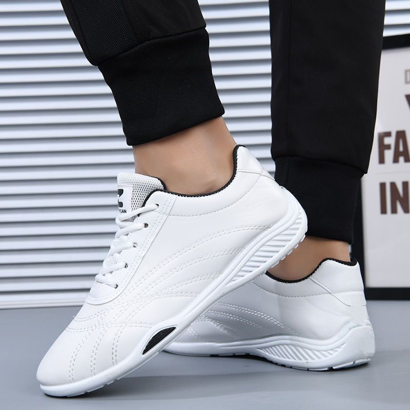 LifeCare New Arrival Fashion High Quality Splicing Men's Board Shoes Student  Shoes Outdoor Casual Hiking Shoes Sneakers White