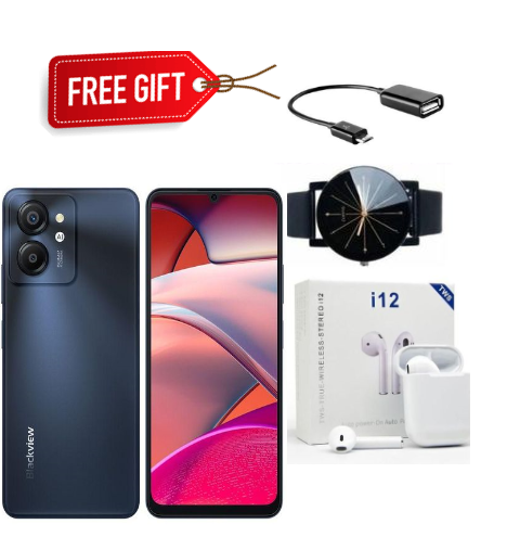 Blackview Color 8 6.75", 8GB RAM + 256GB (Dual SIM), 6000mAh, Black+Free Gifts