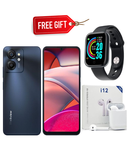 Blackview Color 8 6.75", 8GB RAM + 256GB (Dual SIM), 6000mAh, Black+Free Gifts