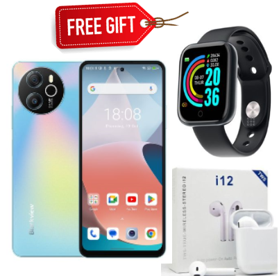 Blackview SHARK 8, 6.78", 256GB + 8GB RAM (Dual SIM), 5000mAh, Blue+Free Gifts