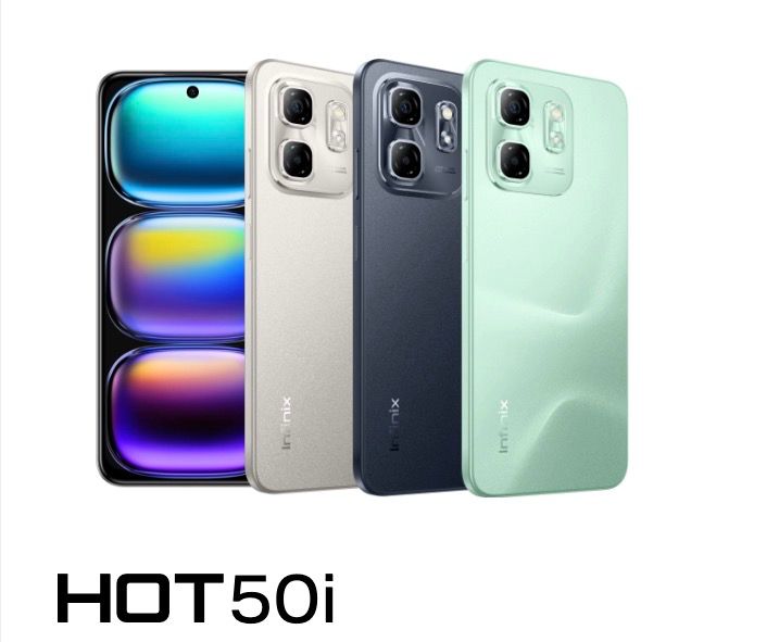 OFFER!!OFFER!! INFINIX HOT 50i 6GB RAM+128GB ROM Storage 6.7" IPS LCD display,120Hz refresh rate,4G Dual Sim 18W Fast charge+5000mAh long lasing Battery 48MP main camera Android 14 Smart Phones Mobile