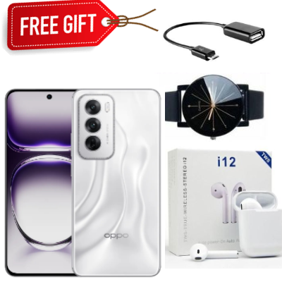 [BRAND NEW]Oppo Reno 12 5G, 6.67'' , 120Hz, 12GB RAM + 512GB , 50MP, 80W SUPERVOOC Flash Charge, 5000mAh - Android 14,Dual SIM, 3G, 4G, 5G-(Matte Brown/Astro Silver)+FREE GIFTS