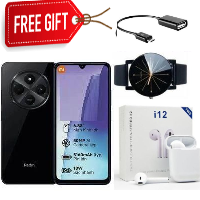 [NEW ARRIVALS] XIAOMI Redmi A3 Pro, 6.88" Display 4GB RAM + 128GB, 50MP AI Camera, 5160mAh (Dual SIM) 120HZ rate+Free gifts