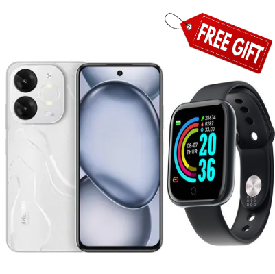 [BLACK NOVEMBER OFFER!!!] Itel A80 6.7" 4GB RAM+128GB Storage, Android 14, 5OMP Camera,5000mAh Battery with Type-C Support 10W (Dual Sim)+SmartWatch