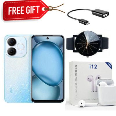 [BLACK NOVEMBER OFFER!!!] Itel A80 6.7" 4GB RAM+128GB Storage, Android 14, 5OMP Camera,5000mAh Battery with Type-C Support 10W (Dual Sim)+FREE GIFTS