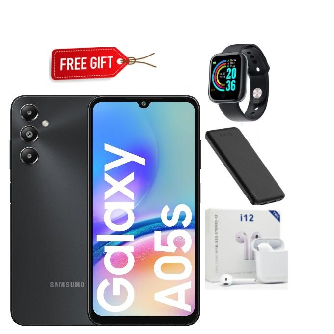 [BLACK NOVEMBER OFFERS]Samsung Galaxy A05S 128GB+4GB 50MP Triple Camera Snapdragon 680 6.7" 90Hz Display Android 13 5000mAh 25W Type-C Charge Smart Phones phone+FREE GIFTS