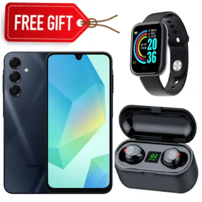 HOLIDAY OFFERS!! BRAND NEW Samsung Galaxy A16, 4GB+128GB ROM 6.7" HD, Android 14, 4G, Bluetooth, 50MP-Camera, Battery-5000mah,(Dual Sim)-Smartphone+FREE SMARTWATCH+EARBUDS