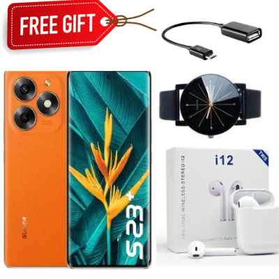 FLASH SALE DEALS!!! Itel S23 Plus 128GB + 8(4+4)GB RAM 6.78'' Curved Screen Brand New Dual SIM 4G 50MP+32MP AI Camera 5000mAh 18W Charging Under Display Fingerprint NFC S23+ Smart Phones+FREEBIES