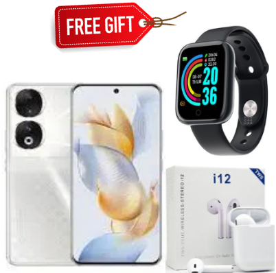 SPECIAL OFFERS!!! Brand New HONOR H90 5G 256GB ROM+8GB RAM Octa-core Processor Android 13, MagicOS 7.1 Dual SIM 5000 mAh 200MP BACK CAMERA 50MP SELFIE CAMERA snapdragon 7 Gen 1 smartphone+FREE GIFTS