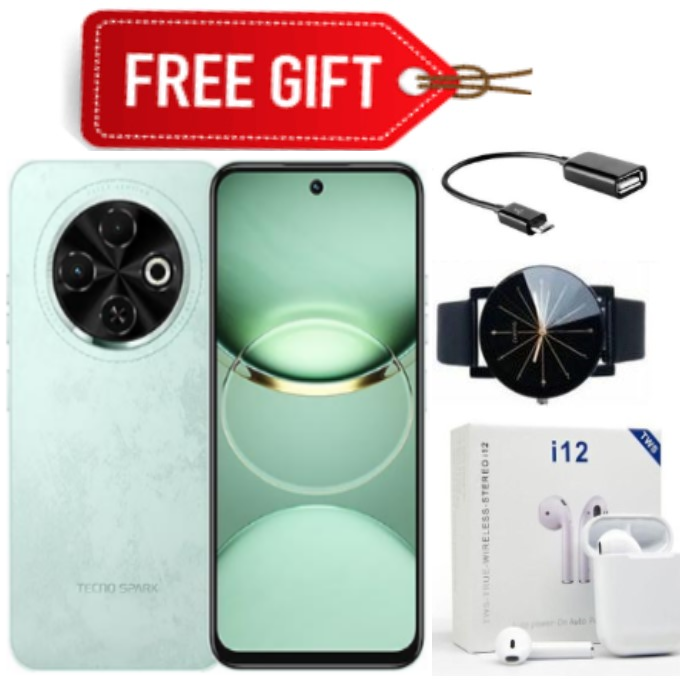 [HOLIDAY OFFERS!!] BRANDNEW Tecno Spark 30C 6.67'' HD+ Screen UP to 8GB RAM + 128GB ROM Dual Sim 50MP 5000 mAh Battery Capacity Smart phone+Free Gifts