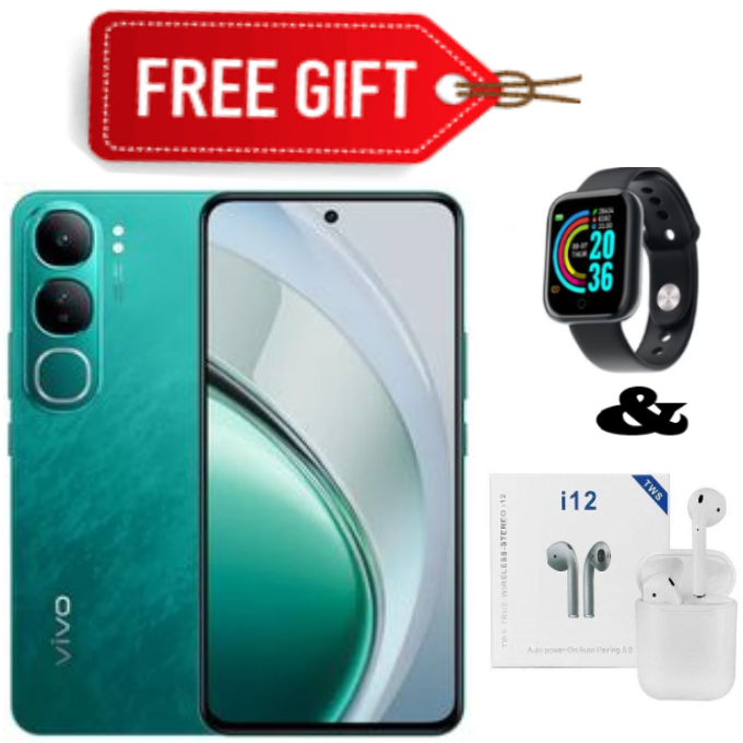 SPECIAL OFFERS!! Vivo V40 LITE 6.67`` SCREEN , 8GB + 256GB ROM -(Dual SIM)- 5OOO mAh (TYP), 80W Fast Charging-(1YR WRTY)- Network-5G + 5G Dual SIM  50MP-Camera-Smartphone+FREE GIFTS