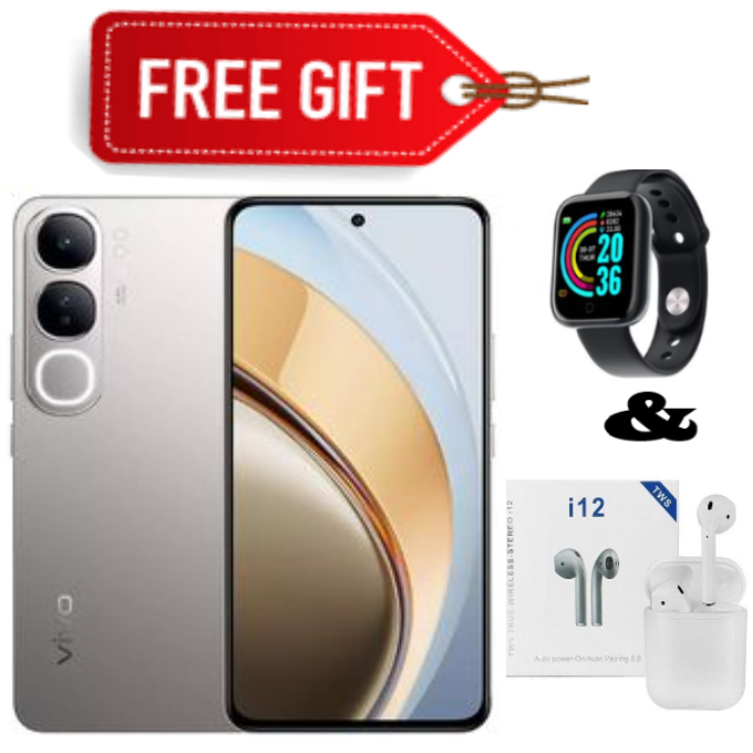 SPECIAL OFFERS!! Vivo V40 LITE 6.67`` SCREEN , 8GB + 256GB ROM -(Dual SIM)- 5OOO mAh (TYP), 80W Fast Charging-(1YR WRTY)- Network-5G + 5G Dual SIM  50MP-Camera-Smartphone+FREE GIFTS
