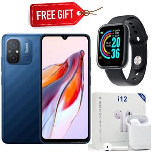CLEARANCE SALES!!!!Xiaomi Redmi 12C 128GB ROM + 4GB RAM  6.71" 5000mAh Battery Dual Sim  50MP camera Android smart phones+Free Gifts
