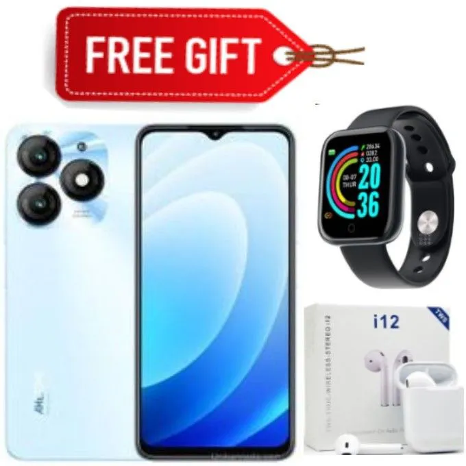 LIMITED TIME DEALS!!! Itel A70 128GB+8(3+5)GB RAM 6.6" Screen 4G Network Phone Dual SIM 13MP Camera 5000mAh Battery Fingerprint And Face Unlock Fashion Smart Phones+FREE GIFTS