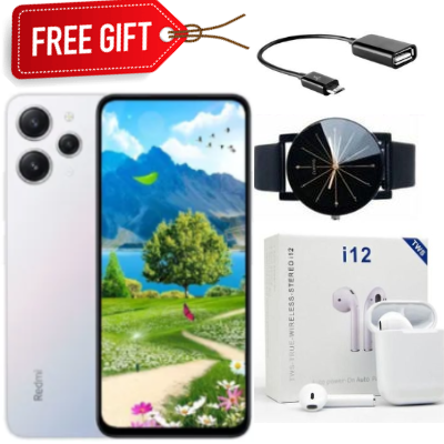 CLEARANCE SALE!!!XIAOMI Redmi 12, 6.7'' Display, 4GB RAM + 128GB ROM, 50MP (DUAL SIM), 5000mAh-Smartphone+FREE GIFTS