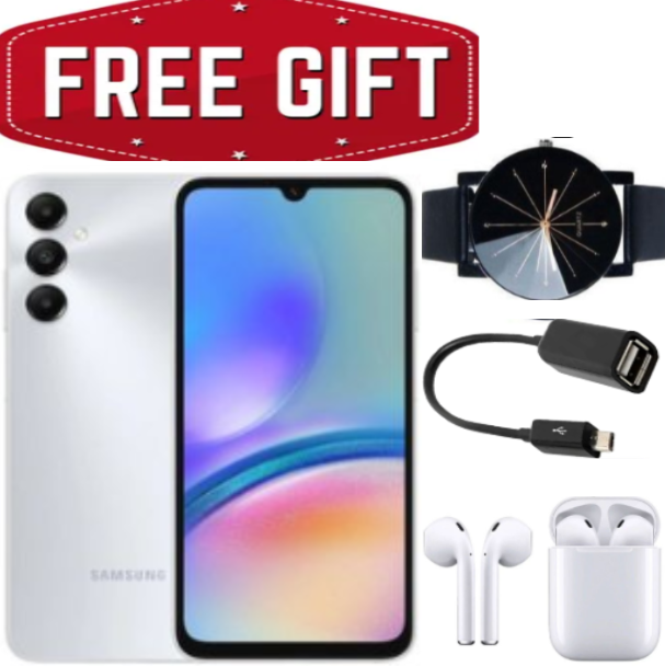 Galaxy A05S, 6.7", 90HZ, 4GB RAM + 64GB ROM, 50MP, 5000mAh (Black)+Free Gifts