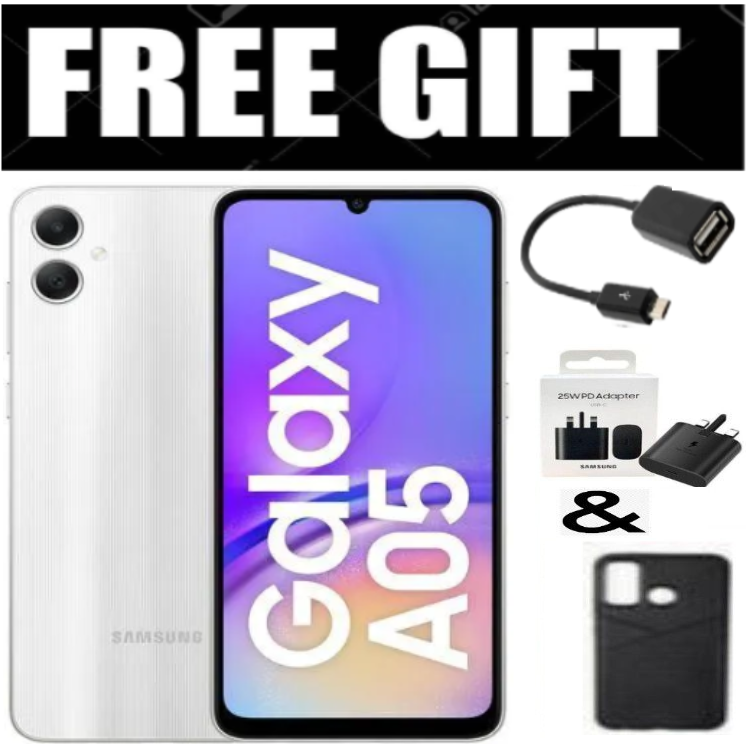 FLASH SALE DEALS!!! Brand New Samsung Galaxy A05 64GB ROM + 4GB RAM 50MP Camera 6.7" Android 13  5000mAh 25W Type-C Charge Smart Phones phone