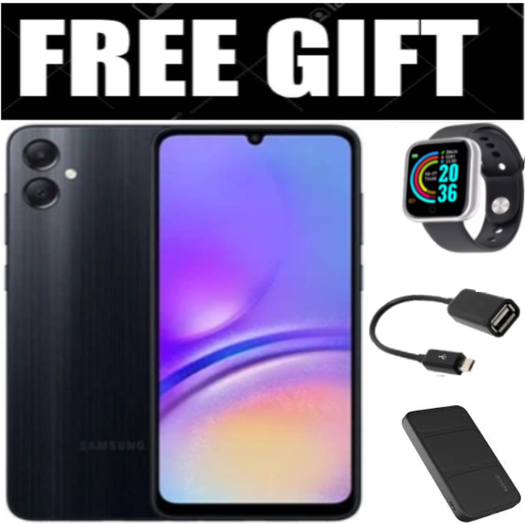 HOLIDAY DEALS!!! Brand New Samsung Galaxy A05 64GB/128GB ROM + 4GB RAM 50MP Camera 6.7" Android 13  5000mAh 25W Type-C Charge Smart Phones phone+FREE SMARTWATCH