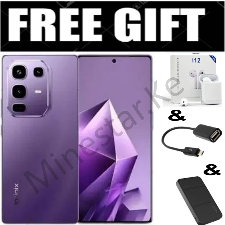 NEW ARRIVAL!! Infinix Note 50 Pro 4G'UP TO 16GB(8+8GB) RAM, 256GB ROM, 50MP, 5200 MAh Battery +FREE i12, OTG, Power Bank