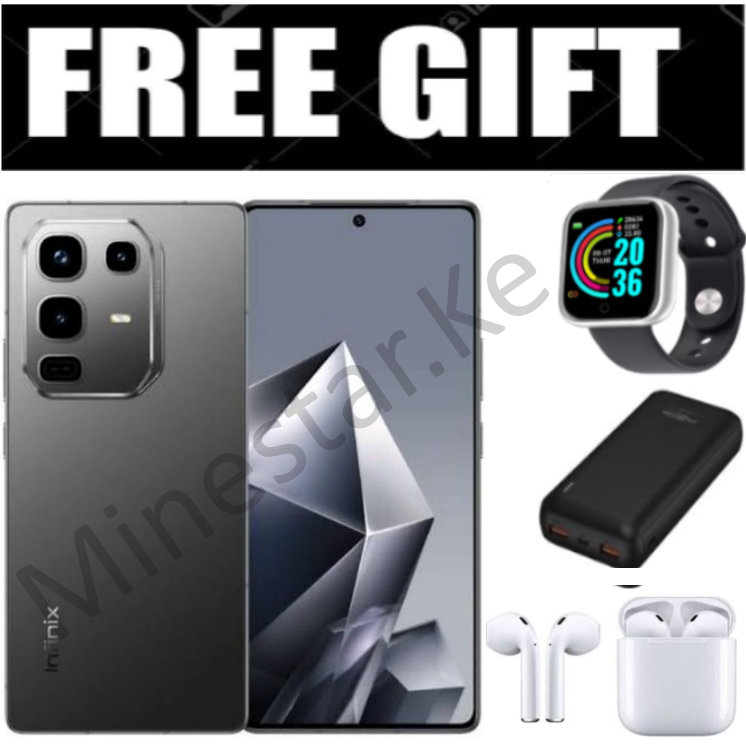 NEW ARRIVAL!! Infinix Note 50 Pro 4G UP TO 16GB(8+8GB) RAM, 256GB ROM, 50MP, 5200MAh Battery +FREE Smart Watch, Power Bank, i12