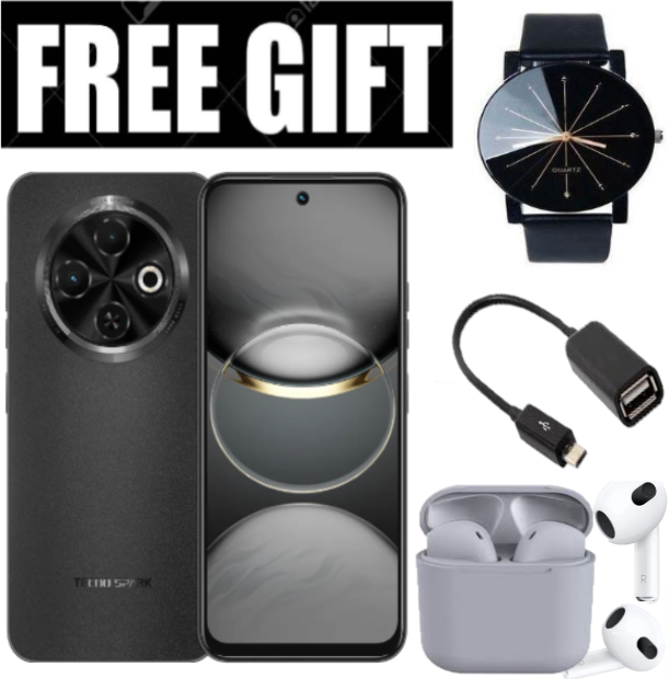 LIMITED TIME DEALS!!!!!! Brand New Tecno Spark 30C 6.67'' HD+ Screen UP to 8GB RAM + 128GB ROM Dual Sim 50MP 5000 mAh Battery Capacity Smart phone+FREE GIFTS