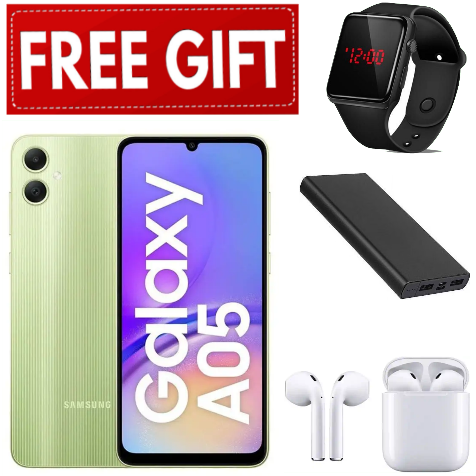LIMITED TIME DEALS!!!Brand New Samsung Galaxy A05 64GB ROM + 4GB RAM 50MP Camera 6.7" Android 13  5000mAh 25W Type-C Charge Smart Phones phone+FREE GIFTS